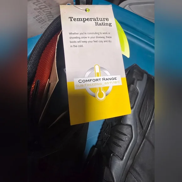 Men's Black Apex Waterproof Rain & Snow Boots - Picture 4 of 6